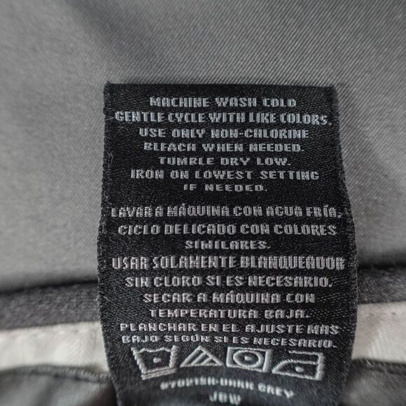 Apostrophe Womens Dress Pants 8 Gray Wide Leg Minimal Preppy Capsule Office - Picture 6 of 11